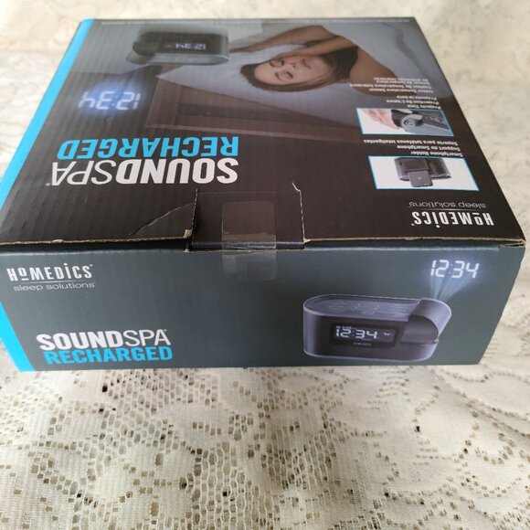 HOMEDICS SOUNDSPA RECHARGED ALARM CLOCK | WHITE NOISE & SOOTHING SOUND MACHINE - Picture 8 of 13